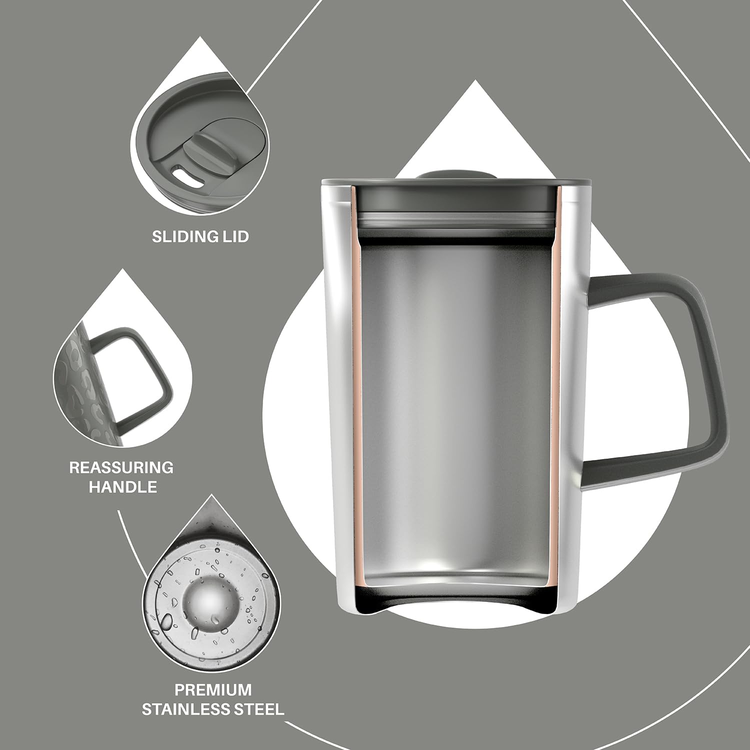 Ideus Vacuum Insulated Coffee Mug - Image 3