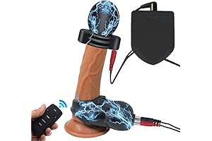 Electric Shock Testicle Ring for Men's Massages