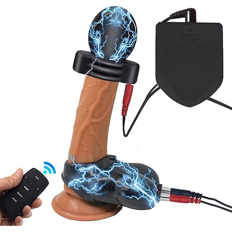 Electric Shock Testicle Ring for Men's Massages