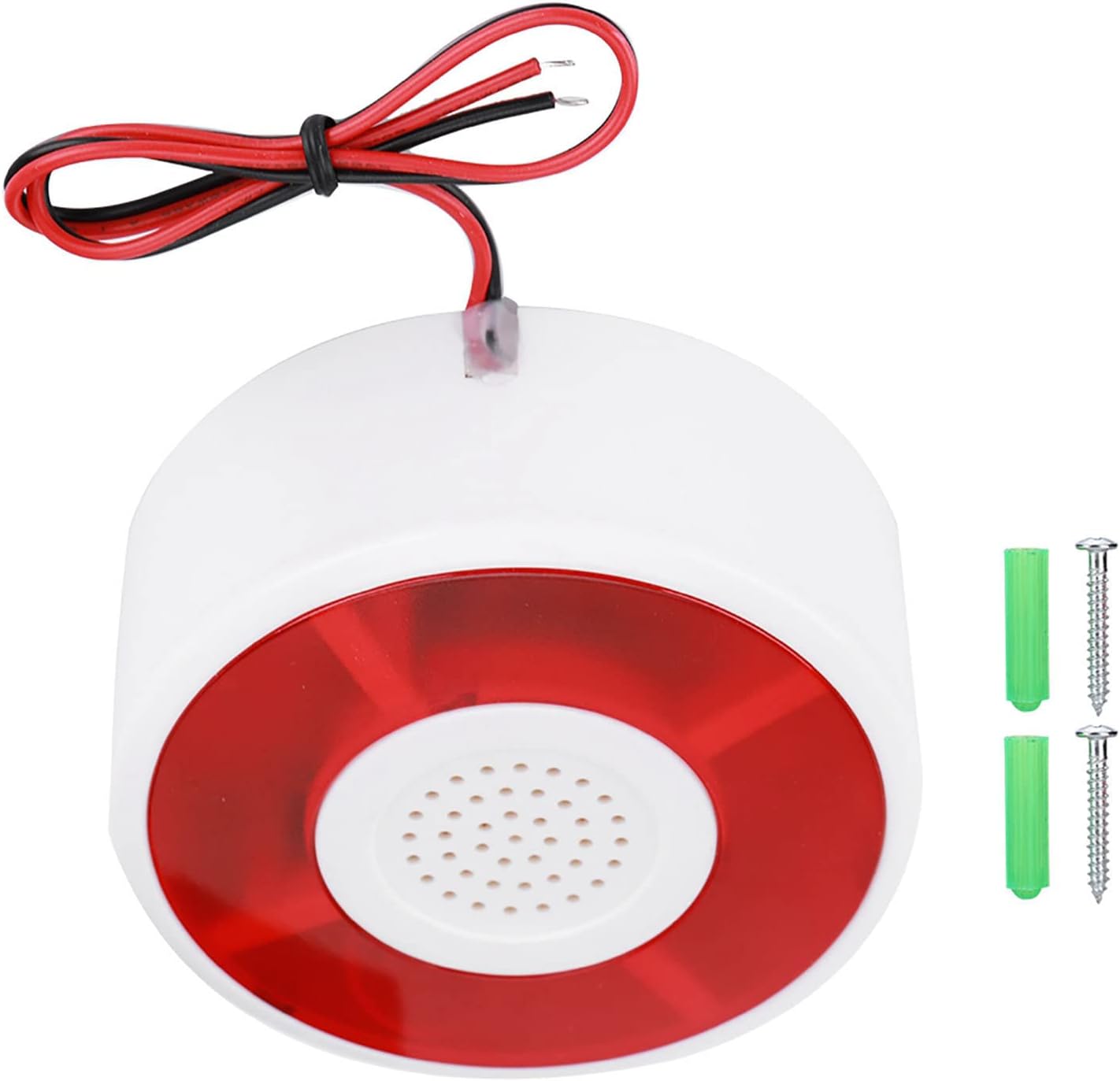 Amazon.co.jp LED 警告ライト アラームホーン 設置簡単 音声警告 警告灯 盗難防止 建設現場 消防 DIY・工具・ガーデン