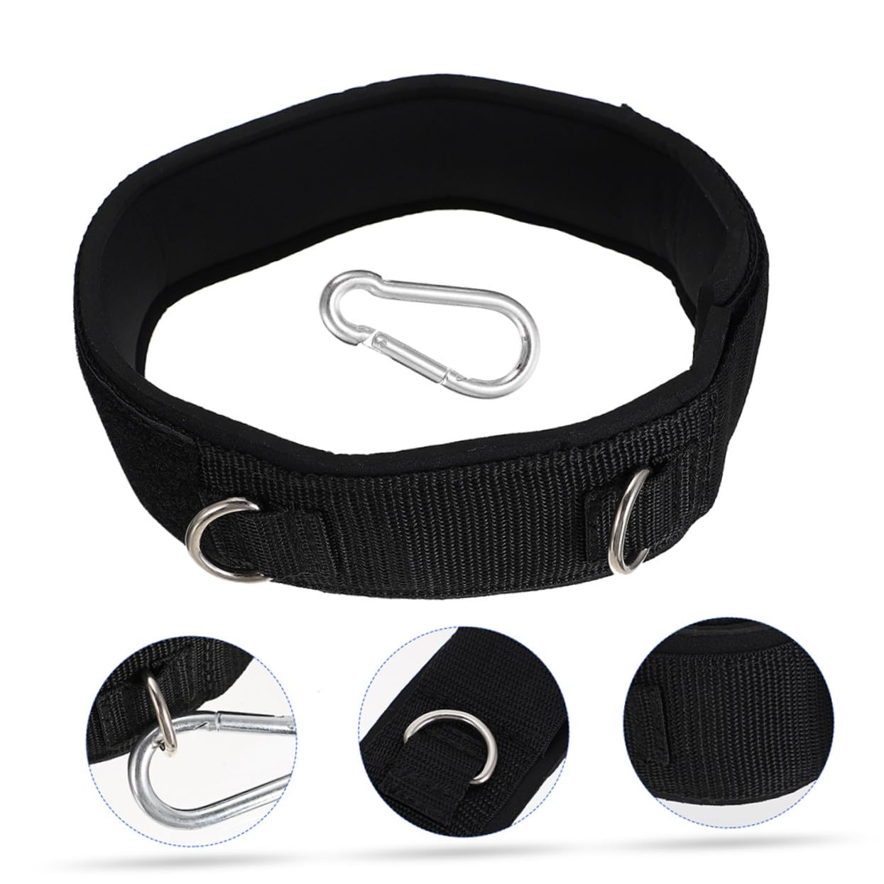 2 pezzi Fasce Fitness per Coscia in Nylon Leggere e Traspiranti Allenamento Gambe Elastici Esercizi Casa e Palestra per Estensioni e Curl