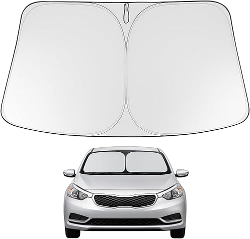 Vista 243 de Proadsy Parasol para parabrisas Sienna Mini Van 2021-2025 2026 de 4 capas plegable frontal protector de parasol bloquea los rayos UV y mantiene