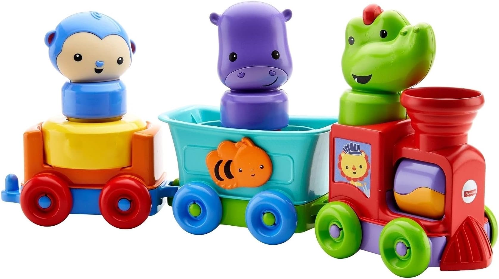 Fisher-Price Silly Safari Rattle & Roll Animal Train