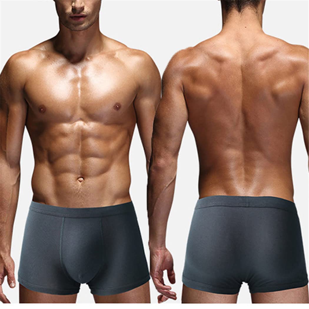 keusyoi 5 Stück/Los Baumwolle Herren Unterwäsche Boxershorts Herren Unterhosen Boxer Höschen Atmungsaktive Shorts