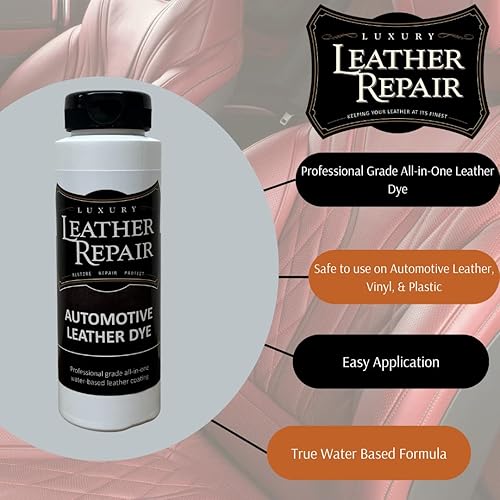 Miniatura 7 de Reparación de cuero de lujo para reparación de cuero de automóvil, restaurador de color compatible con interiores y accesorios Mercedes, tinte para