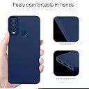 Pikkme Back Cover for Oppo A31 | Slim Soft Matte Silicone Cover with Camera Protection & Shockproof Bumper Case (Blue) gallery image