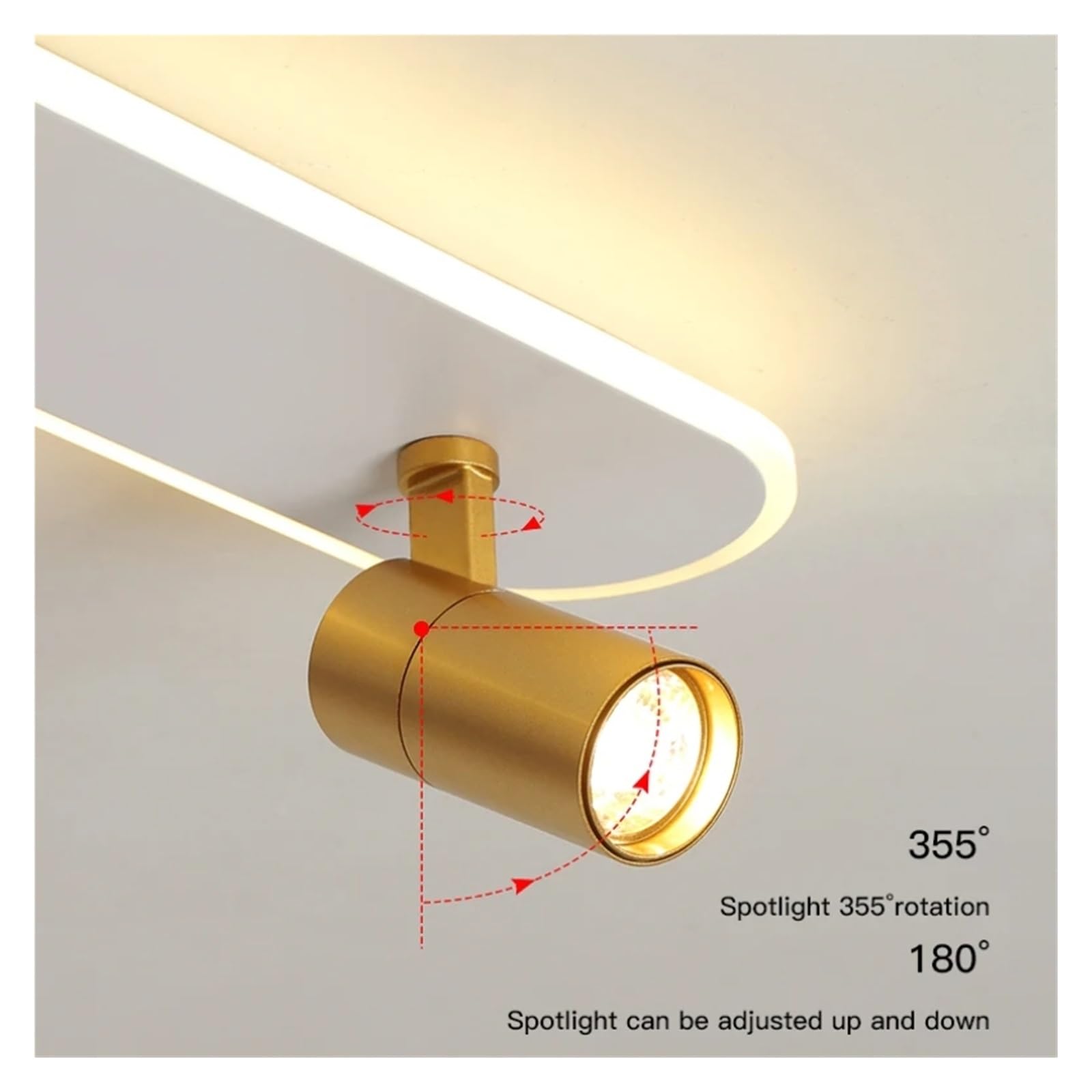 Nowoczesna lampa sufitowa LED kompatybilna z salonem, sypialnią, korytarzem, prosty pasek, dekoracja ganku, balkonu, reflektorów, żyrandol-czarny-60 cm