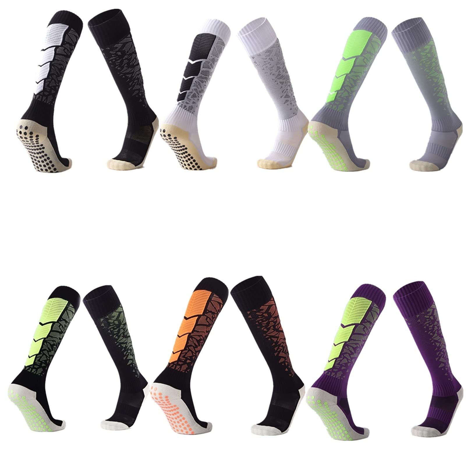 Sport Antiscivolo for Adulti Calza a Calza a Calza a Lungo stoccaggio da Ciclismo Jogging Soles in Gomma Resistente alle Usura Calzini Sportivi Calzini Sportivi
