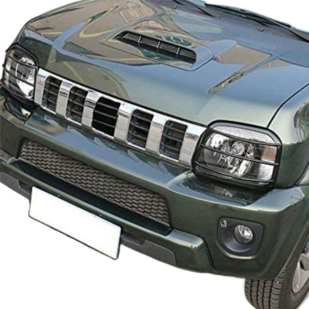 Car Headlight Protector Cover Head Light Guard Cover Car Head Lamp Trim Compatible with Jimny 2007-2017
