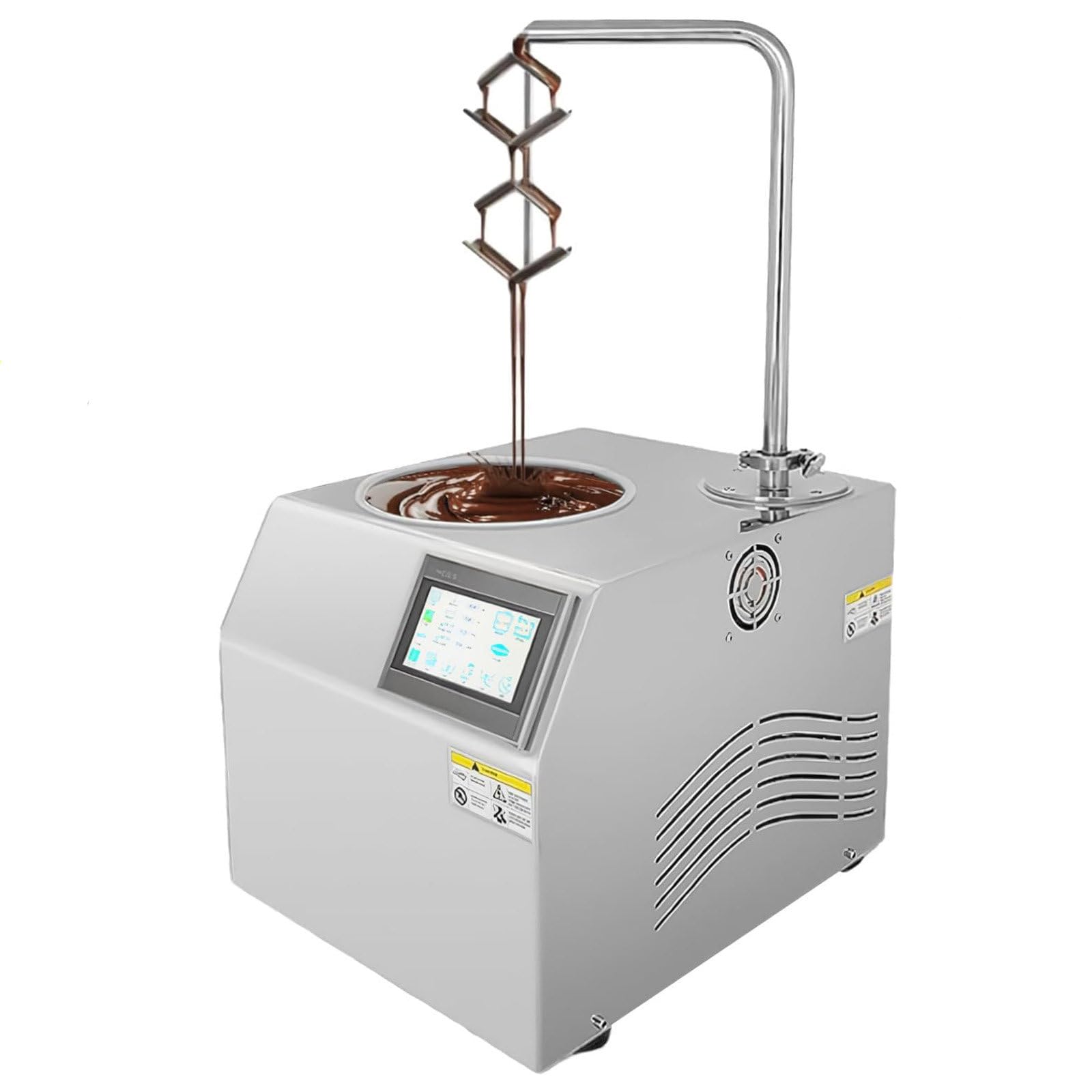 SOTIKARERY Chocolate Fountain Machine 5.5L/Commercial Chocolate Melting Machine with Adjustable Temperature, Stainless Steel Melt Pot, Quick Clean, Perfect for Chocolate Fountains, Wedding, Buffet