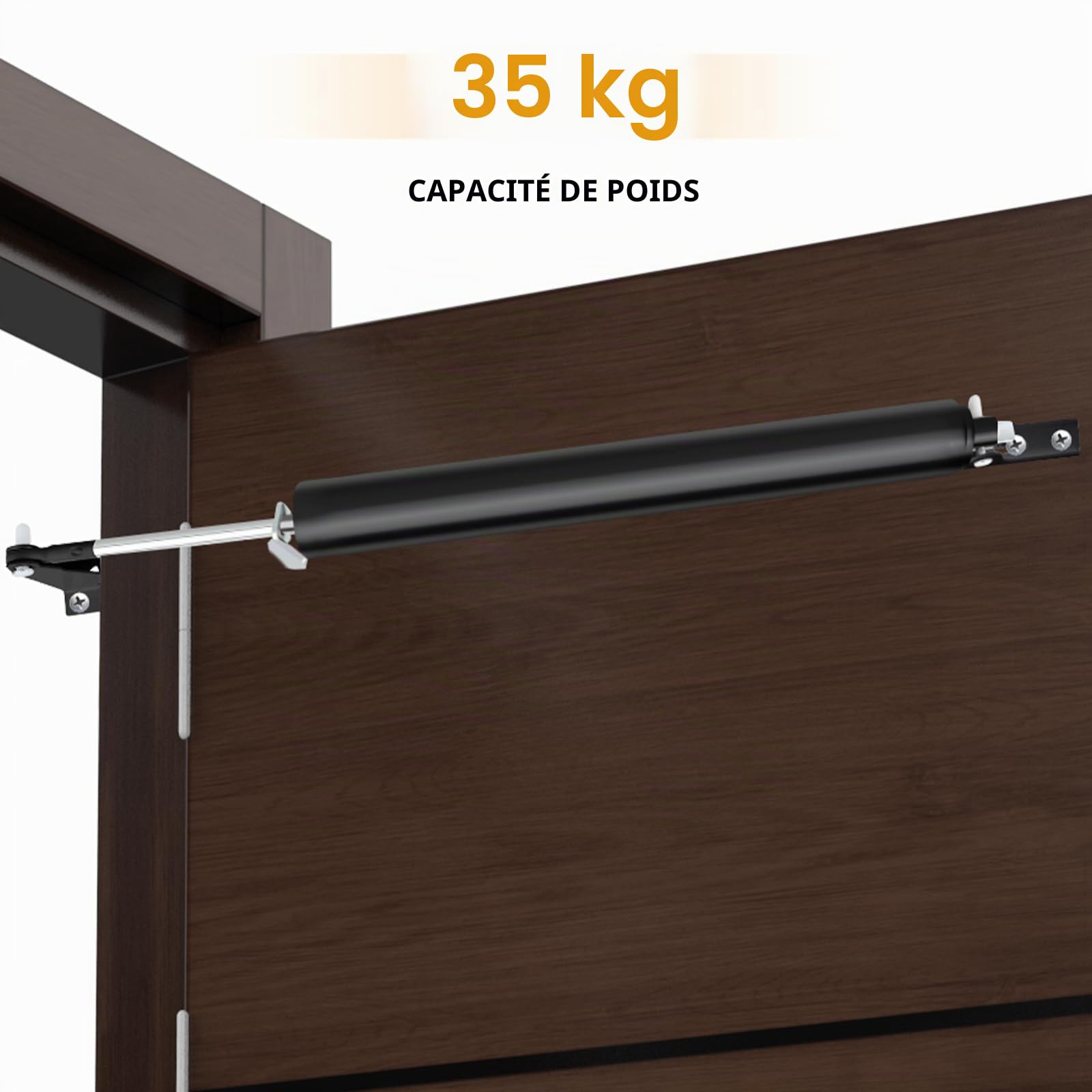 Storm Ferme-porte pneumatique Noir