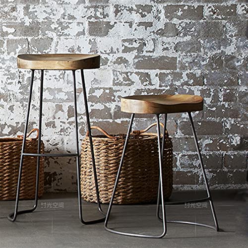 Tabouret de bar en fer sans dossier lot de 3 tabourets hauts de 29,5 pouces