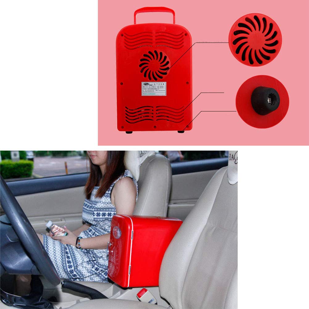 Mini Nevera Portatil Nevera Coche DC 12v AC 220v Silenciosa PequeñA FríO Calor Refrigerador Congelador 4L Electrica Nevera para Coche Hogar Camping Picnic