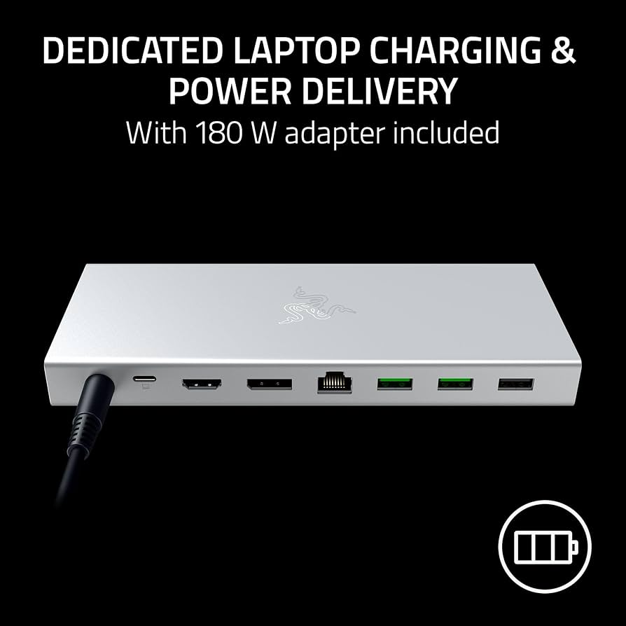 分配器・切替器 Razer Thunderbolt 4 Dock Mercury White Razer Thunderbolt™ 4 Dock for Mac | Razer United States