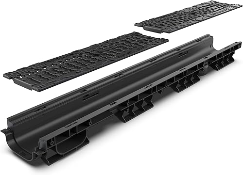 standartparkSumidero 4inch Trench Hierro Fundido Paquete Slotted3.2" Profundidadpc8010