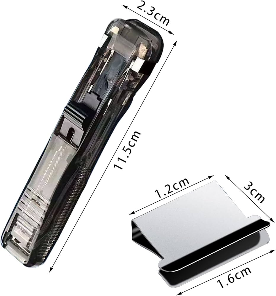 Amazon | オート クリップ ガチャック ダブルクリップ 50枚 ホチキス