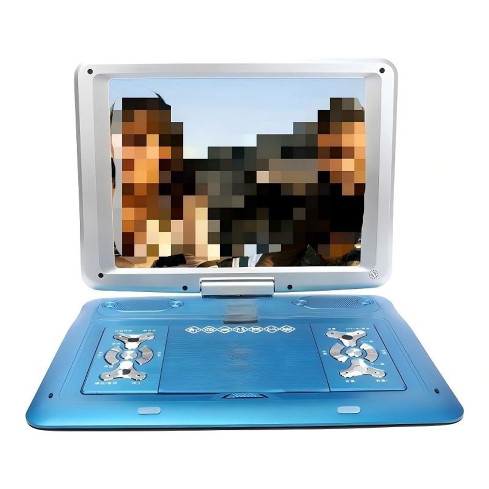 Tragbarer 22-Zoll-HD-DVD-CD-EVD-Player, MP5-Videospielkonsole, TV-Filmton, MP3, 4 Transkription, USB-Laufwerk für Reisen, Outdoor-Aktivitäten, Familie