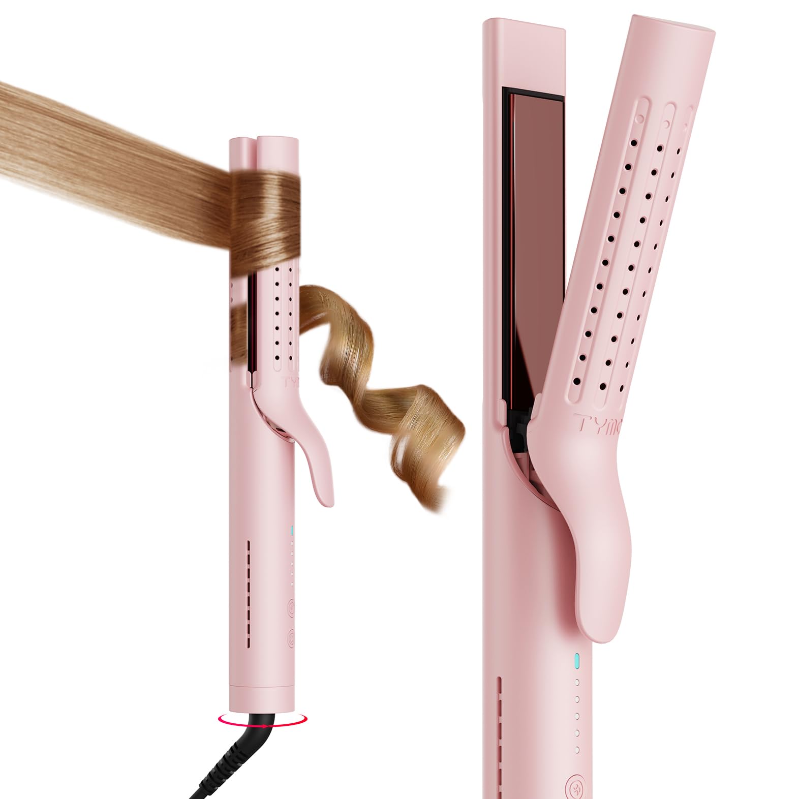 TYMO Airflow 2 0 Curling Iron Flat Iron - Hair Straightener and Curler 2 in 1 1 25