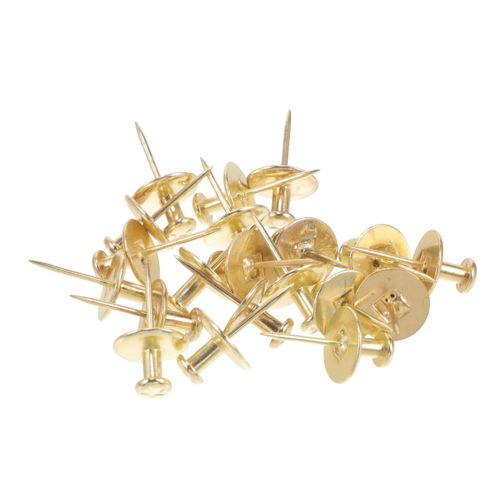 UKCOCO 100pezzi Chiodini Da Muro Metallo Dorato Per Appendere e Decorazioni Facile Installazione e Design Moderno Chiodi Decorativi Per Casa e Ufficio