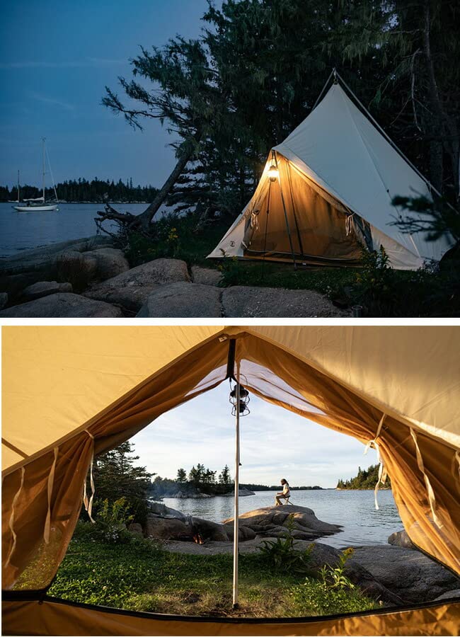 コットン カーサイドルーフテント Ellis Canvas Tent 定価33万