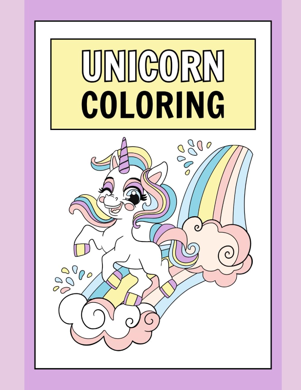 Kids Unicorn Affirmation Coloring Book