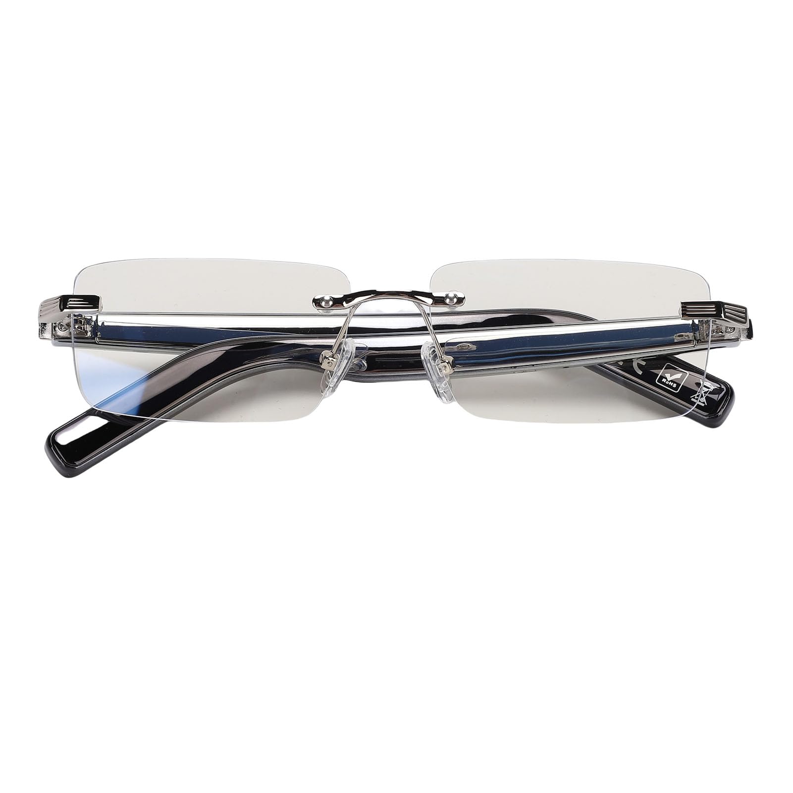 Sxhlseller Occhiali Intelligenti Senza Cornice V5.3 AI con Traduzione Multilingue Protezione degli Occhi Elegante in Materiale PC + Nylon per L'uso Quotidiano