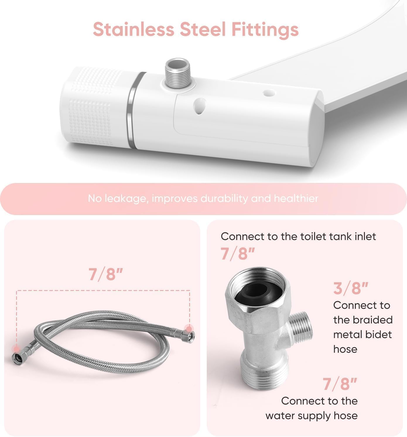 Photo 1 of POCALAND Ultra-Slim Bidet Attachment
