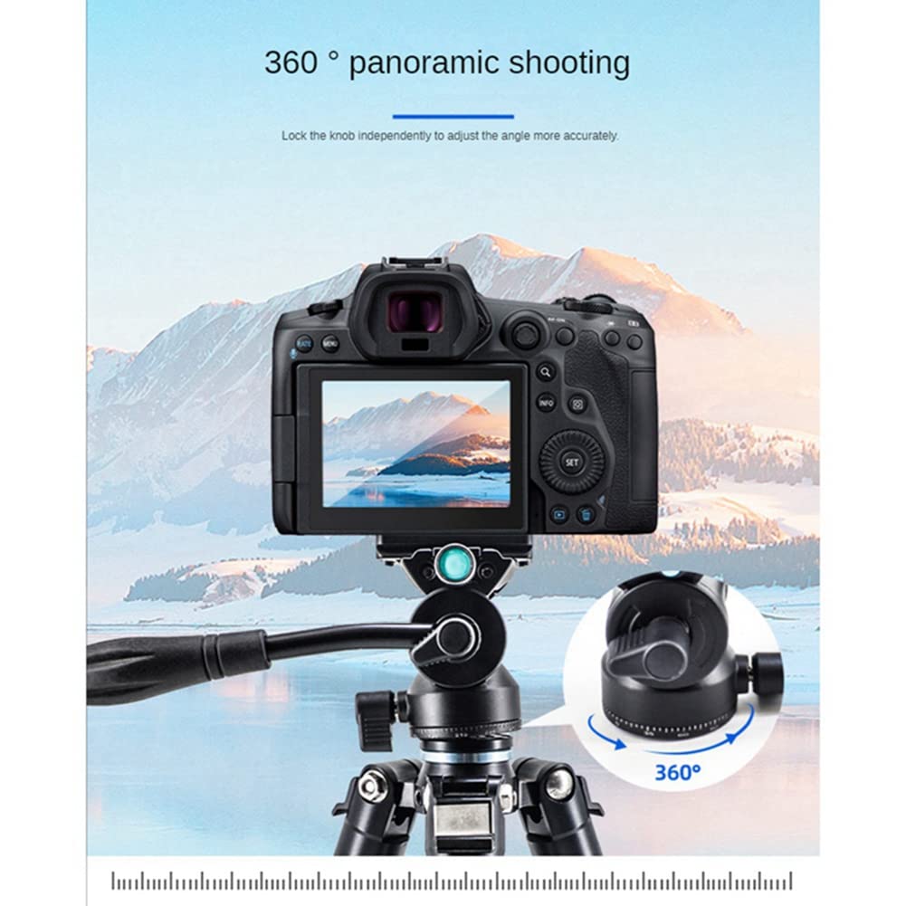 Testa Treppiede Fluida Soonpho Q-08S - Panoramica 360°, Metallo, Per DSLR E Videocamere - Foto 9