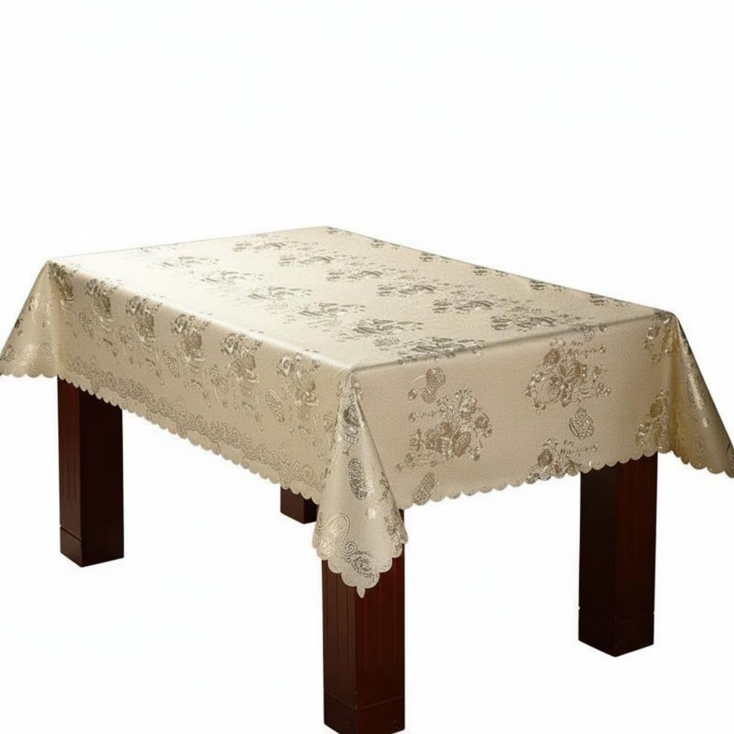 PVC Tablecloth Oil-Resistant PVC Table Cloth Waterproof Tablecloth Luxury Design Waterproof Dining Table Cover Heat Resistant, 120 * 170cm, Princess Basket | Home & Garden-image-34