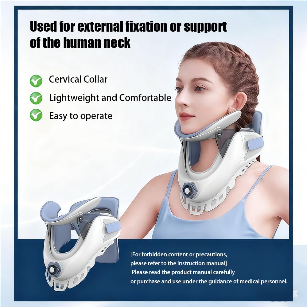 Dispositivo Di Trazione Cervicale Leggero e Regolabile,Corregge La Colonna Vertebrale, Utilizzato Per Il Dolore Al Collo e Il Supporto, Alleviando La Pressione e La Tensione Cervicale.
