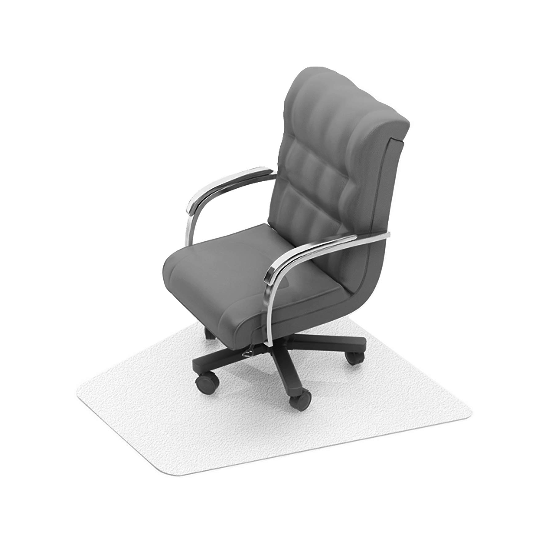 Floortex Ultimat Tapis de Chaise pour Basse/Medium Tapis à Poils jusqu'à 12 mm d'épaisseur, 119 cm x 75 cm, rectangulaire, Clear (Fc11197523er), Polycarbonate, Transparent, 120cm x 150cm