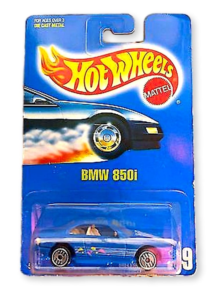 1/43  850i 8シリーズ 1991 ブルーメタリック Amazon.com: Hot Wheels BMW 850i 1993 Die-Cast Car, 3 Inches, Blue
