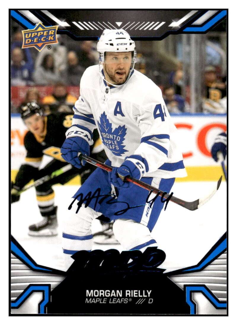 Morgan Rielly 2022-23 Upper Deck MVP Blue Script #7 NM+-MT+ NHL Hockey Maple Leafs