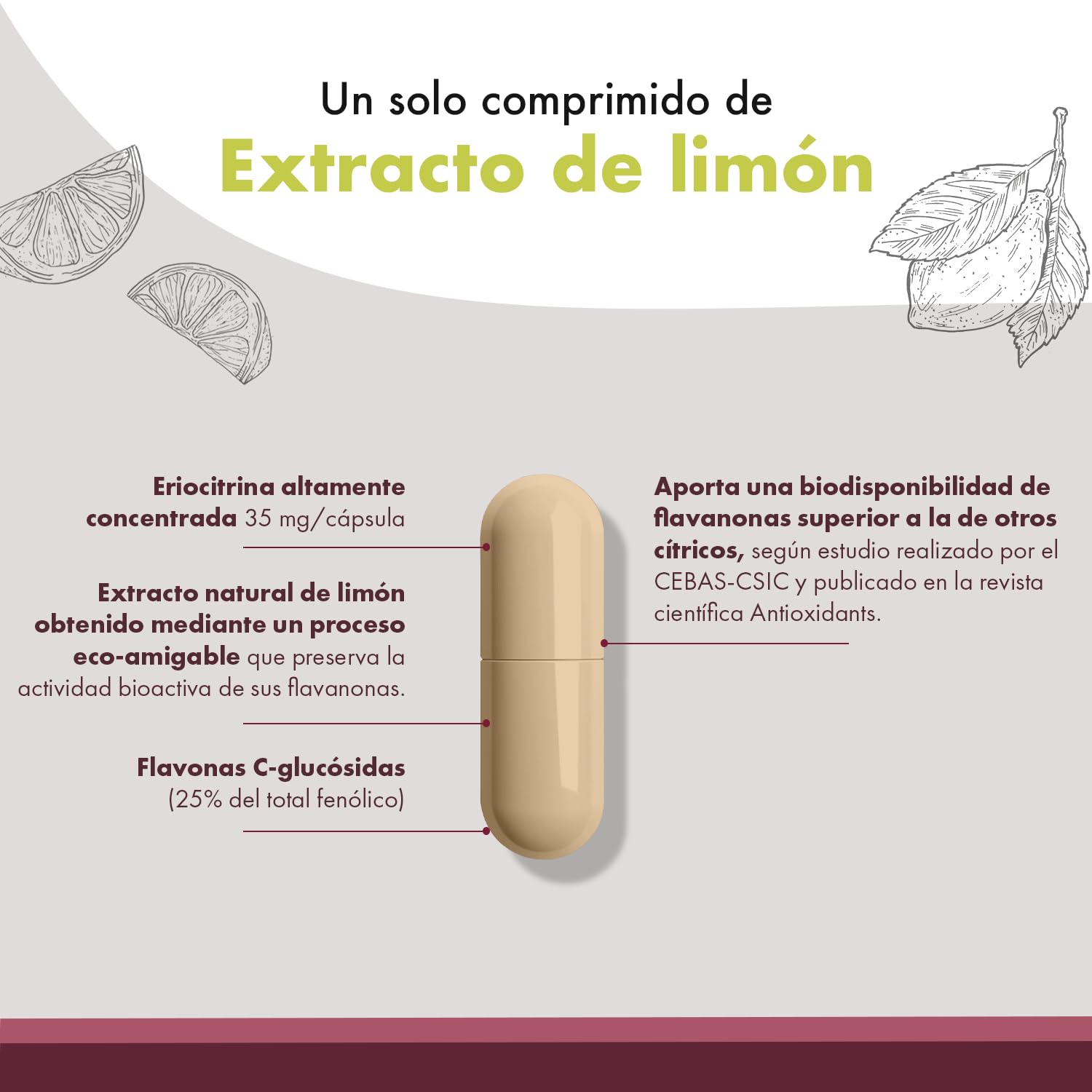 GRANATUM PLUS POLIFENOLES MEDITERRANEOS EXTRACTO DE LIMON PLUS 60 CAPSULAS