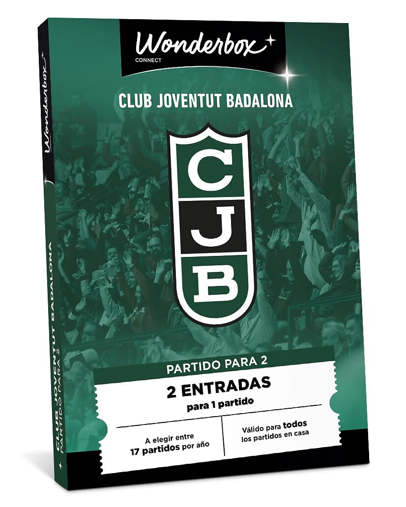 WONDERBOX Connect Caja Regalo Club Joventut Badalona Classic 2 entradas Partido Baloncesto Válido 27 Meses