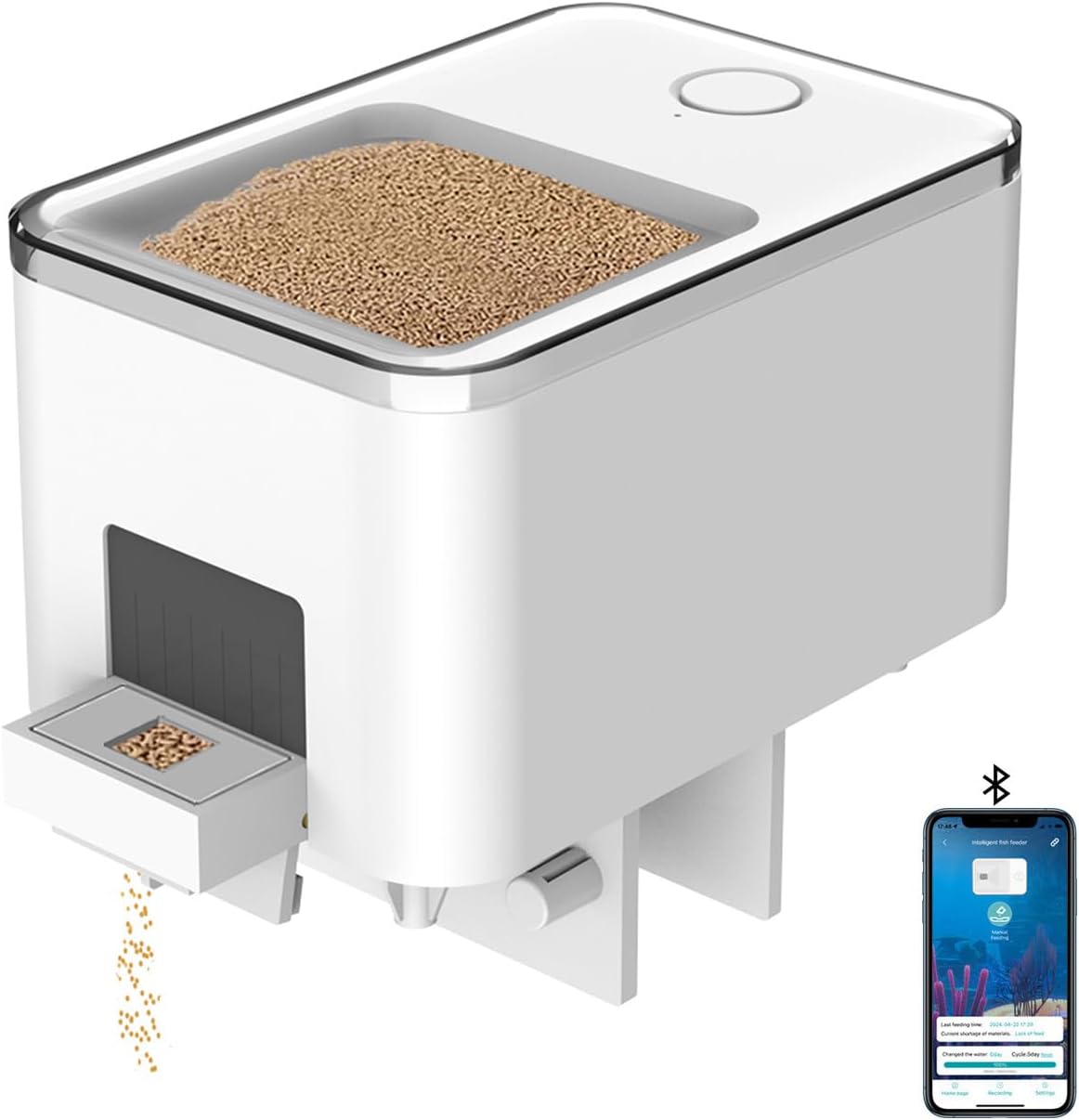 WP8622L Battery+USB Powered Fish Feeder