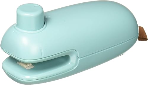 LETOOR Abridor De Mano Portátil Sellador De Calor De Plástico, Uso Para Sellar Bolsas De Snacks Frutas Frescas Vegetales Incluso Líquido, 4" Azul