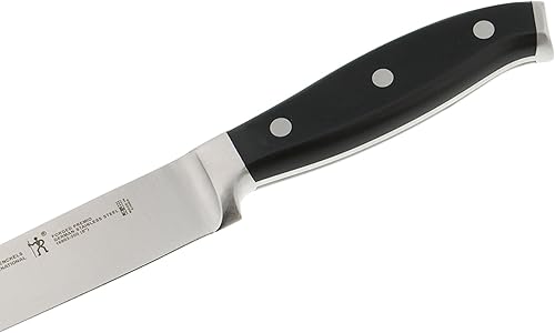 Vista 33 de Henckels Cuchillo Santoku Forged Accent de 7 pulgadas, color negro