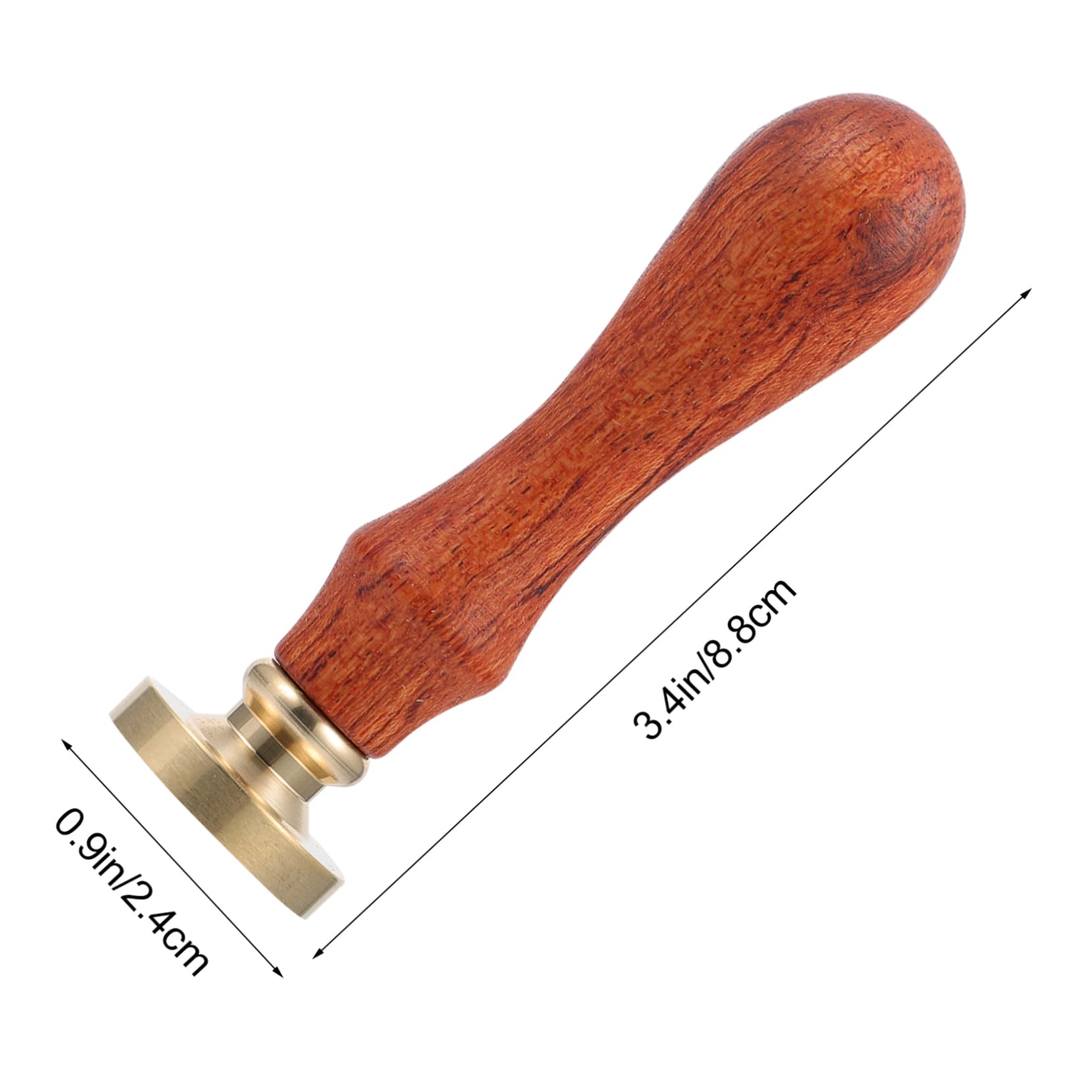 Housoutil 3 Stck. Retro -feuerlackdichtung Geprägt Name Wachsstempel Wachssiegelstempel Briefmarken Unterschrift Gold Thematisiert Diy-dekorstempel Mond Und Diy -dekoration Holz