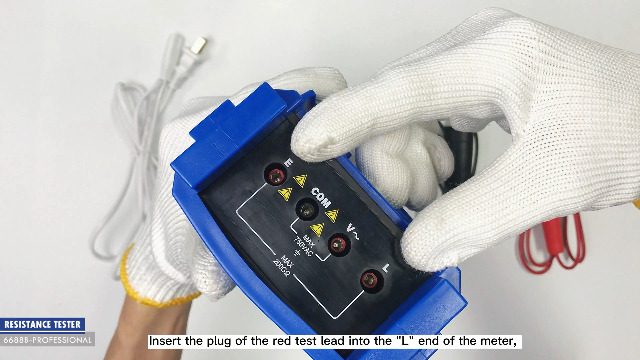 Image of Digital Megohmmeter Insulation Resistance Tester for Voltage (500V /1000V /2500V /5000V) & Resistance Measurement (1MΩ~200GΩ), Backlight Display & Data Hold for High-Voltage Cable /Motor Testing