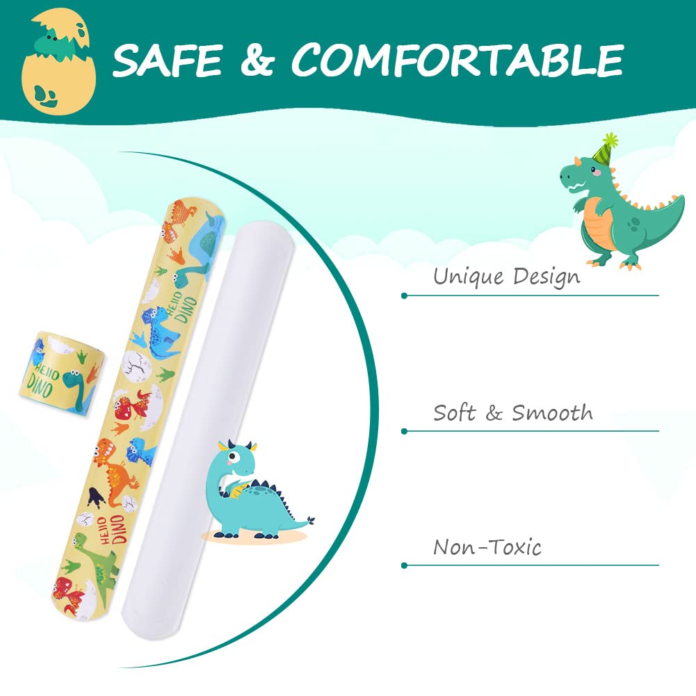 flintronic Braccialetti Slap, 30Pezzi Slap Bracelets, Bracciali a Scatto, Schiaffo Bracciali Gadget per Compleanno Festa Bomboniere Regalo per Bambini Ragazze Ragazzi