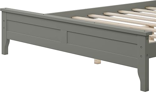 Miniatura 6 de SOFTSEA Base de cama de plataforma completa con cabecero y estribo, soporte de listones de madera, base de colchón para dormitorio