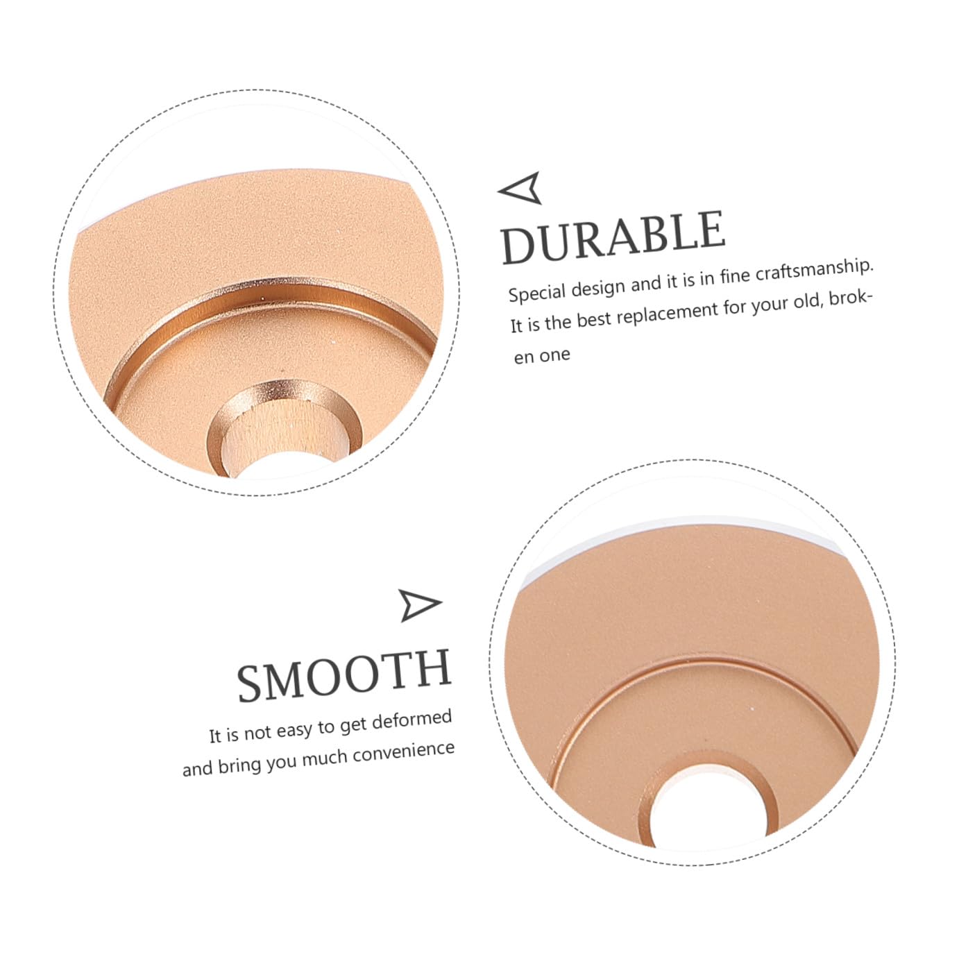 jojofuny 5 Pezzi 45 Accessori Per in Vinile 45 Giri Adattatore Per 7 Pollici in Metallo Adattatore Per Giradischi Migliora La Stabilità Facile Da Usare