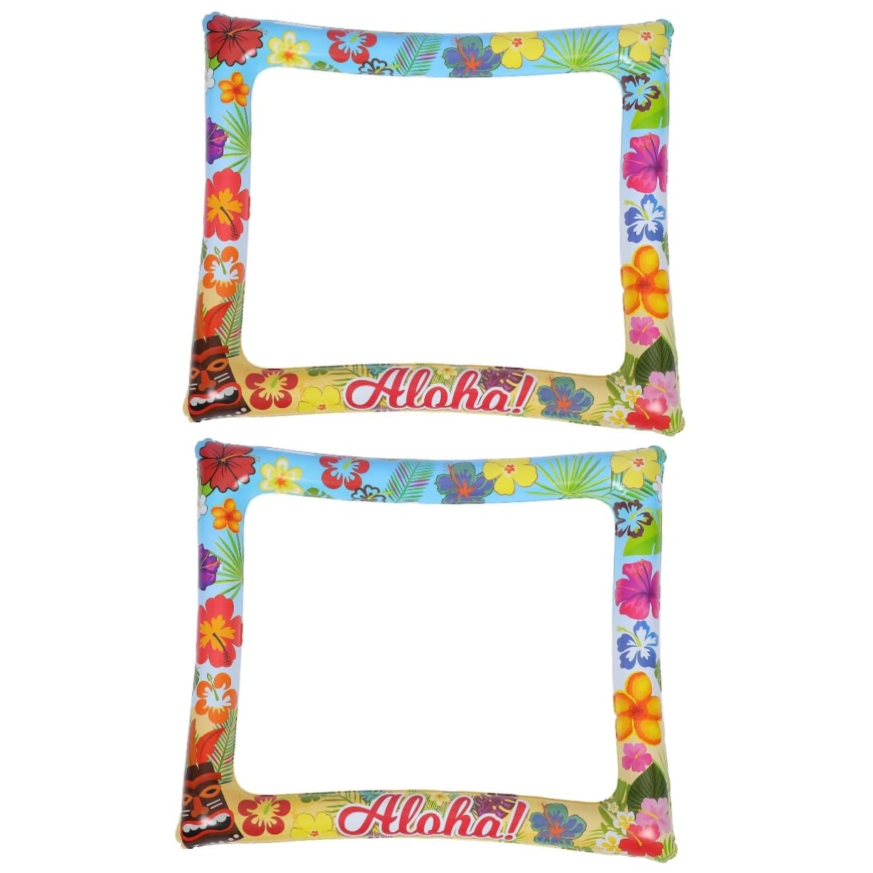 TOYANDONA 2 Stück Aufblasbarer Fotorahmen Bunte Party Deko für und Foto Events für Sommerhochzeiten und Strandpartys Leicht und Reißfest für Unvergessliche Erinnerungen