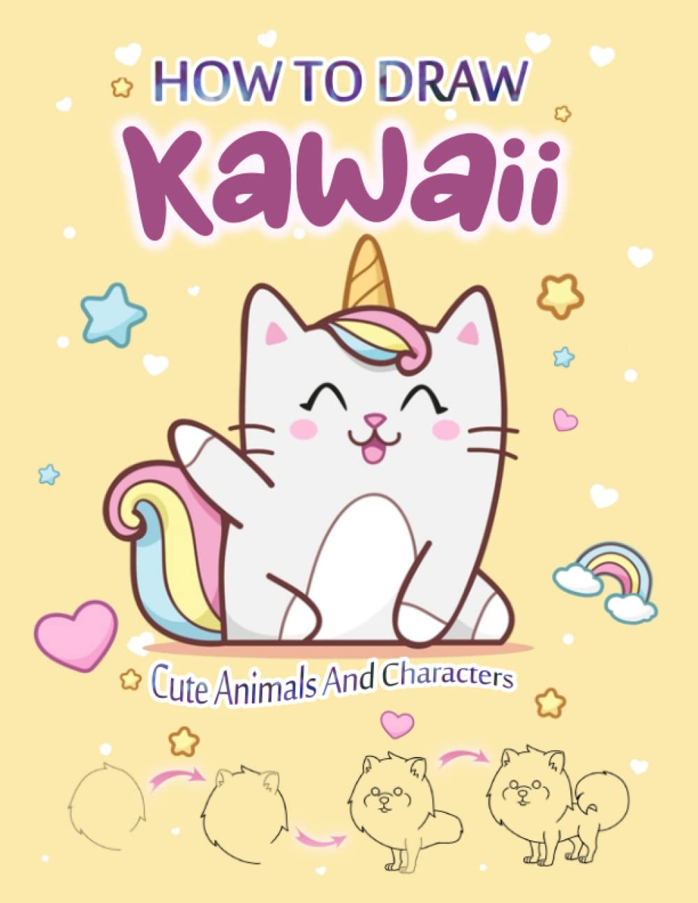 How to draw kawaii cute animals and characters