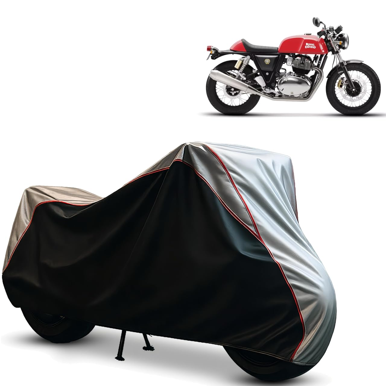 Custom Fit Waterproof Bike Cover for Cont. GT 650 | Protection from UV Rays, Dust, Rust, Heat-image-8