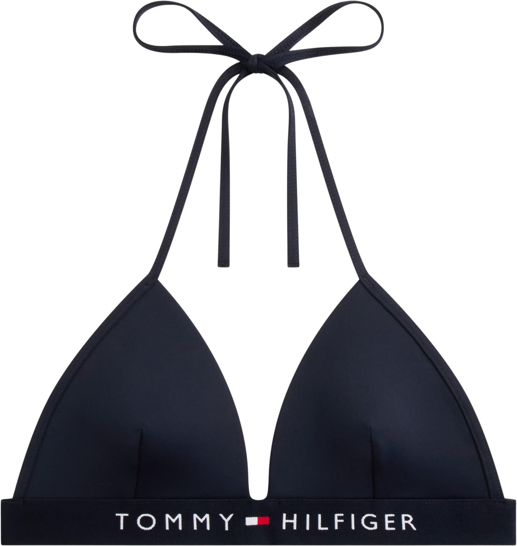 Tommy Hilfiger Top de Bikini Triangular con Relleno para Mujer