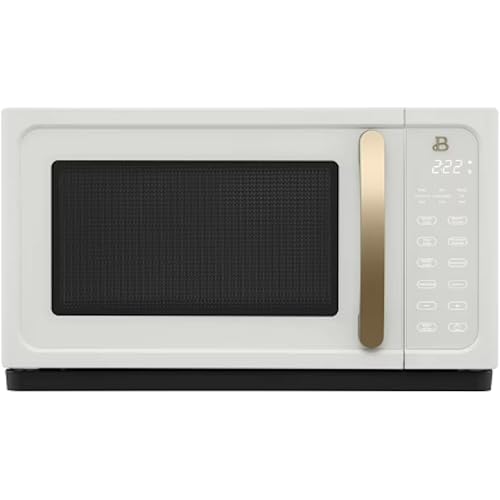 Countertop Microwave Oven 1.1 Cu Ft 1000W with Sensor Reheat, Auto Cook Programs and Digital Display by Drew Barrymore