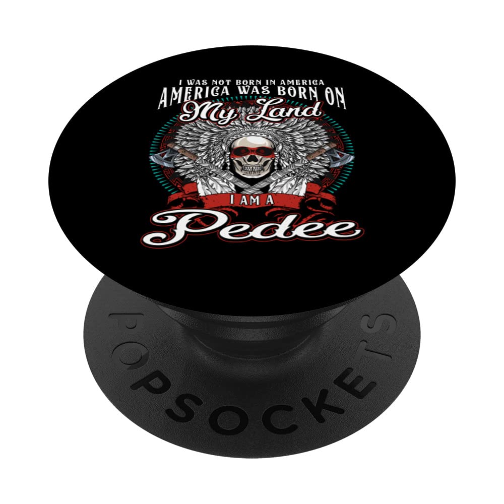 Pedee Tribe Native American Pedee Heritage Related PopSockets Swappable PopGrip