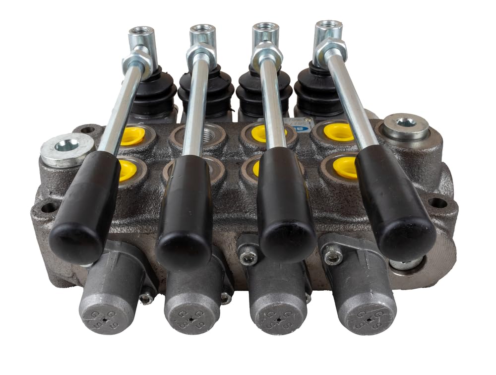 Distributore Oleodinamico Ama 4 Leve Doppio Effetto 40L 180 Bar